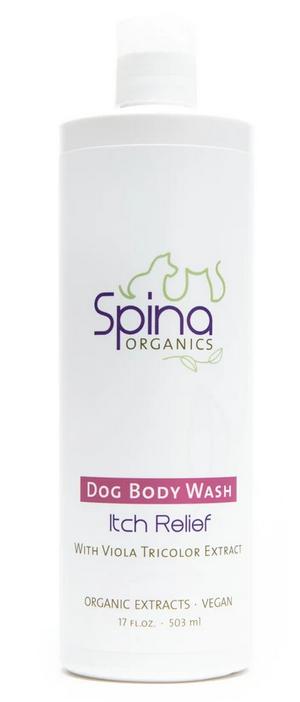 Spina Organics Itch Relief Dog Body Wash, 17-oz