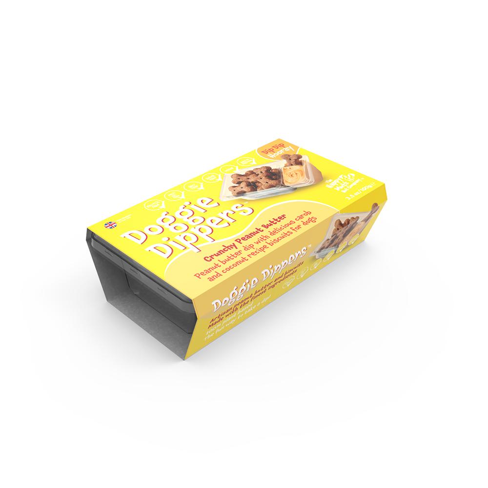 The Happy Mutt Doggie Dippers Crunchy Peanut Butter Dog Treats, 3.5-oz