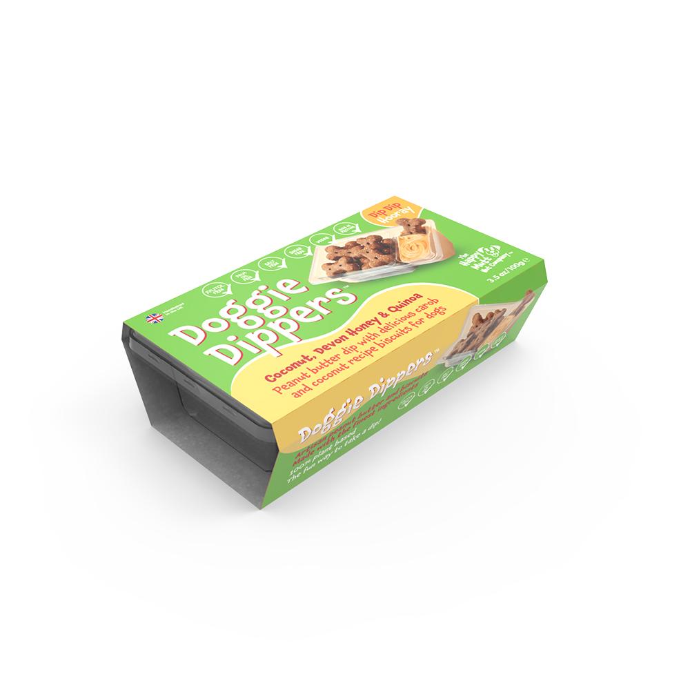 The Happy Mutt Doggie Dippers Coconut, Devon Honey & Quinoa Dog Treats