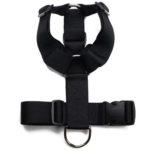 Mendota Pet Tracking Dog Harness, Black, X-Large