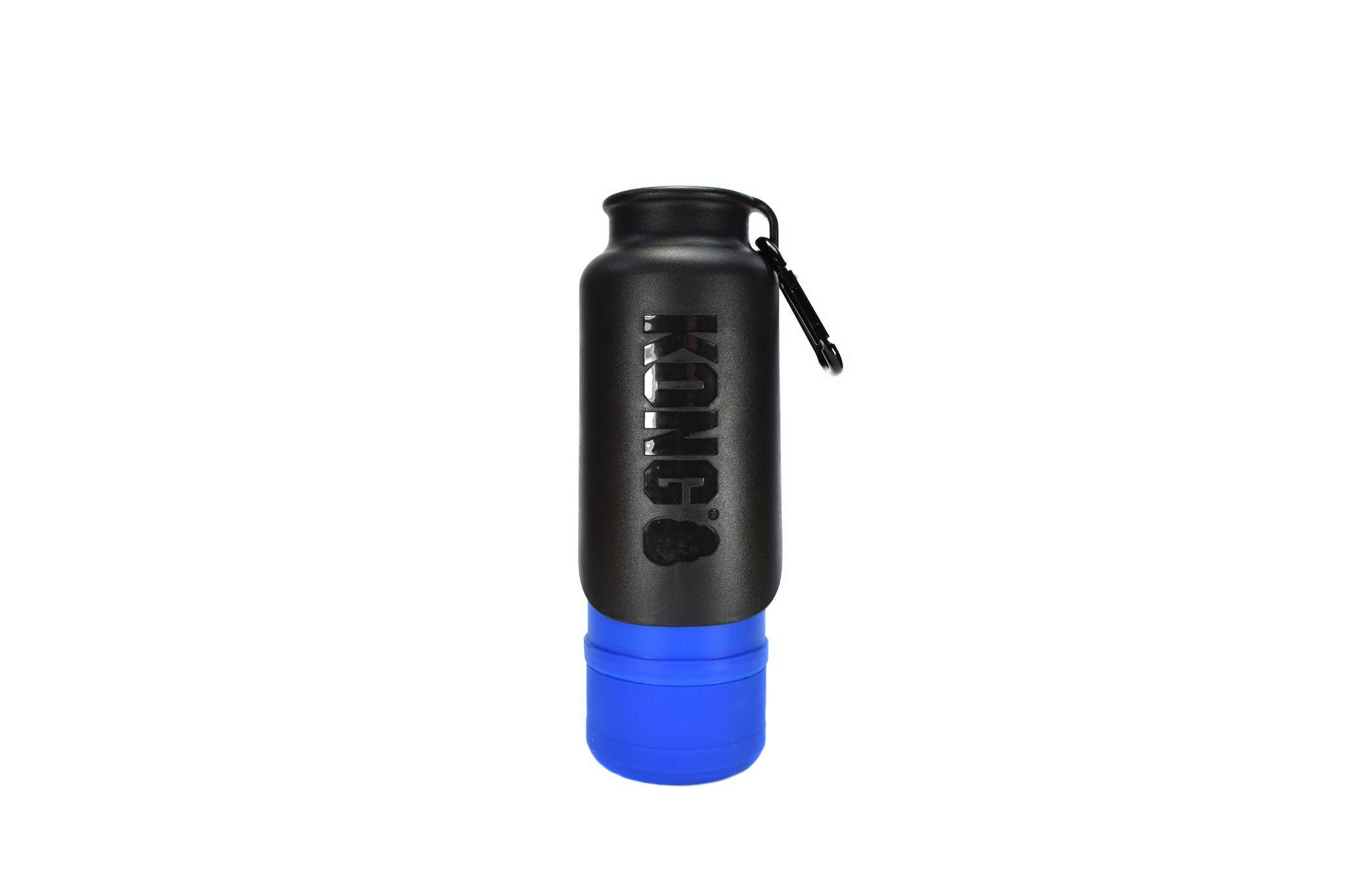 KONG H2O Stainless Steel Insulated Dog Water Bottle, Blue