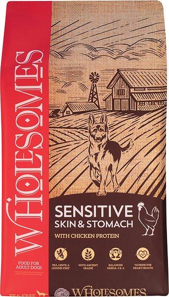 Wholesomes Sensitive Skin & Stomach Chicken Protein Dry Dog Food