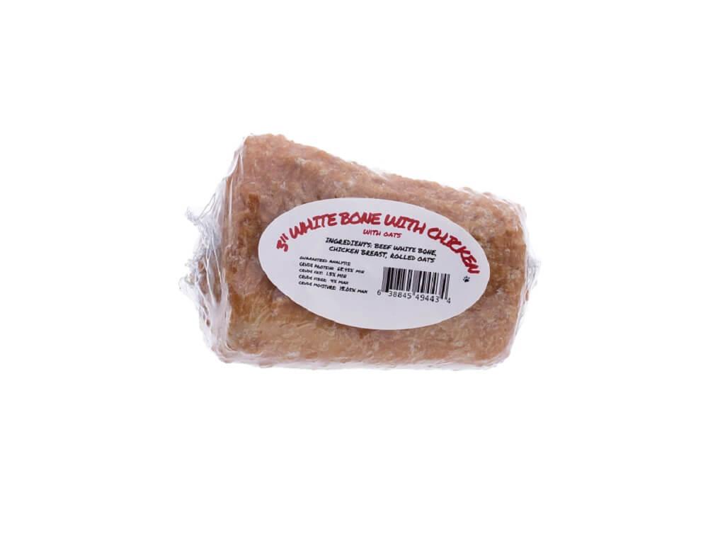 Preen Pets White Bone Chicken Wrapped Dog Treats