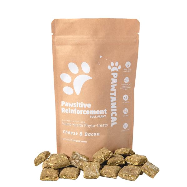 Pawtanical Pawsitive Reinforcement Phyto Cheese & Bacon Dog Treats, 45-count