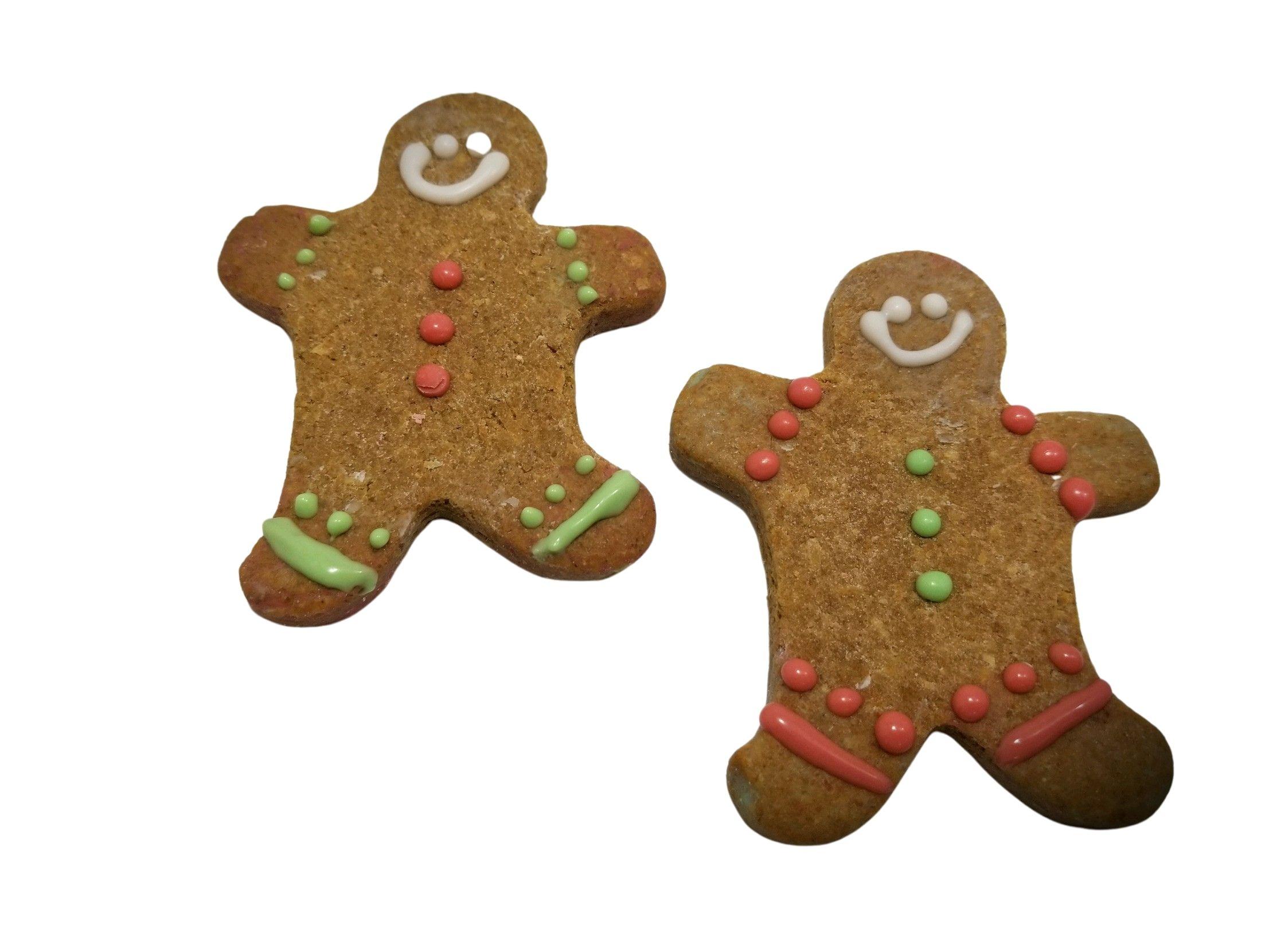 Paws Gourmet Bakery Christmas Gingerbread Men Dog Treats, 3.25-in x 2.5-in
