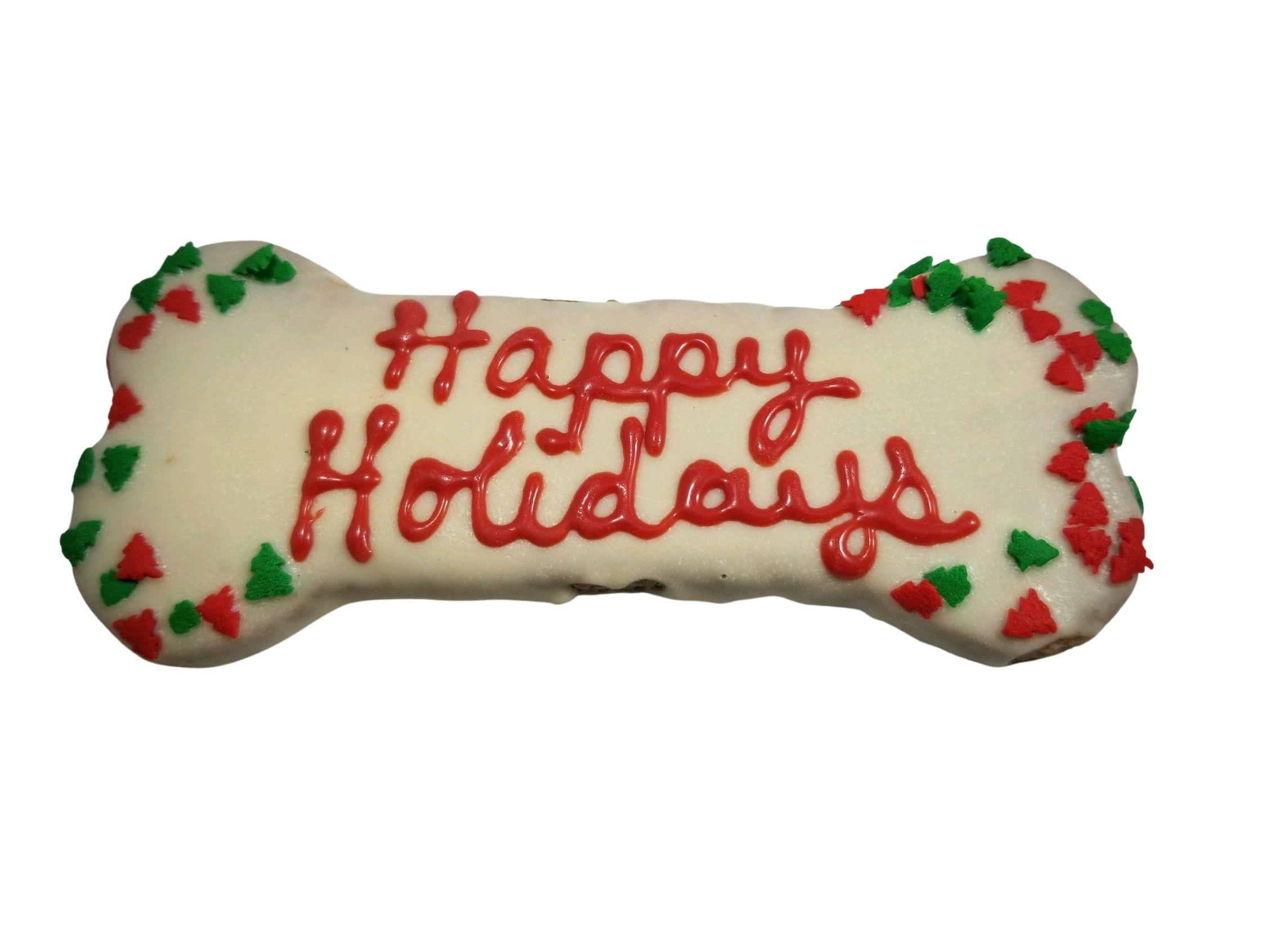Paws Gourmet Bakery Christmas Happy Holiday Bones Dog Treats (**)