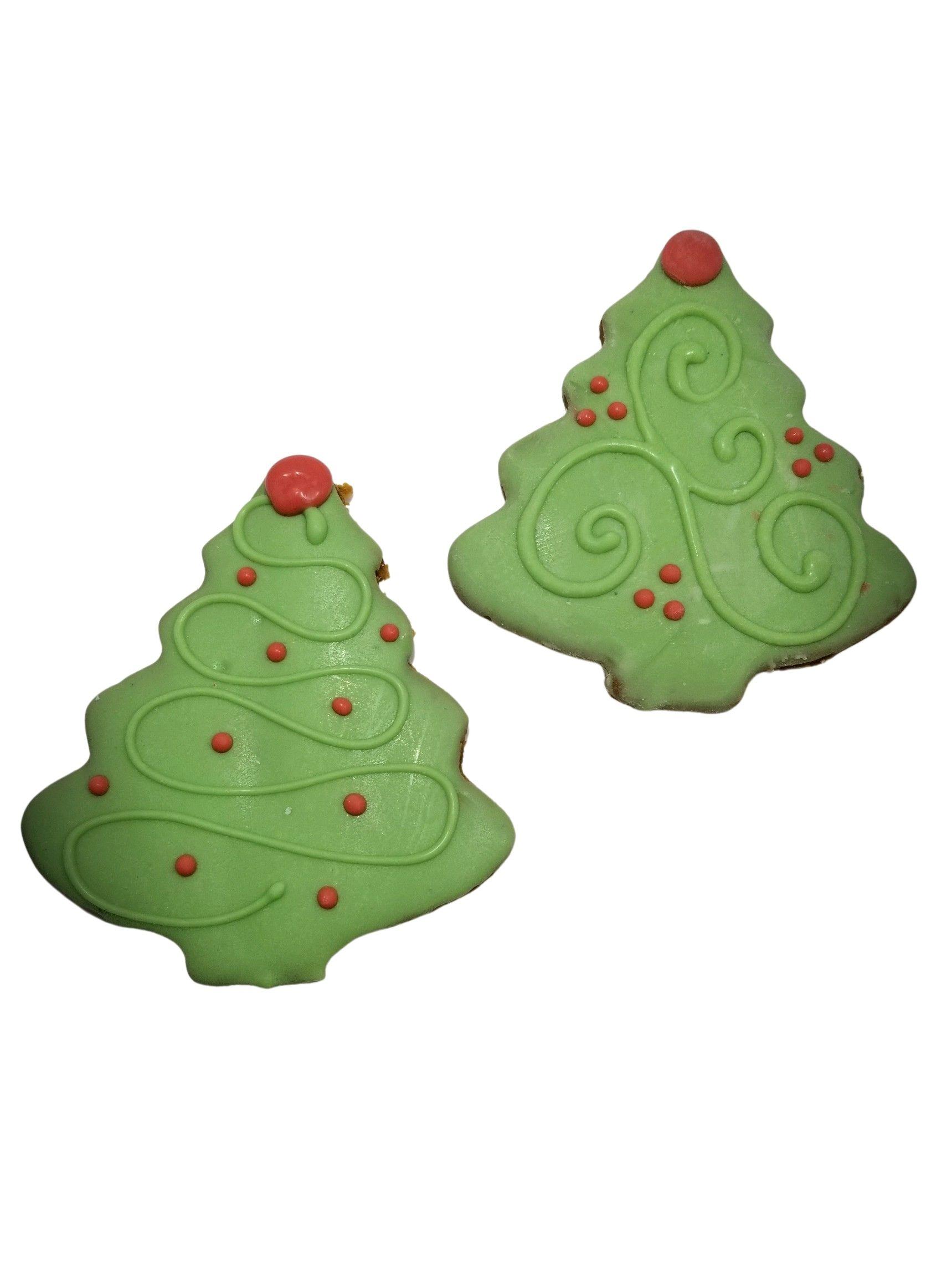 Paws Gourmet Bakery Christmas Trees Dog Treats, 4.25-in x 3.75-in