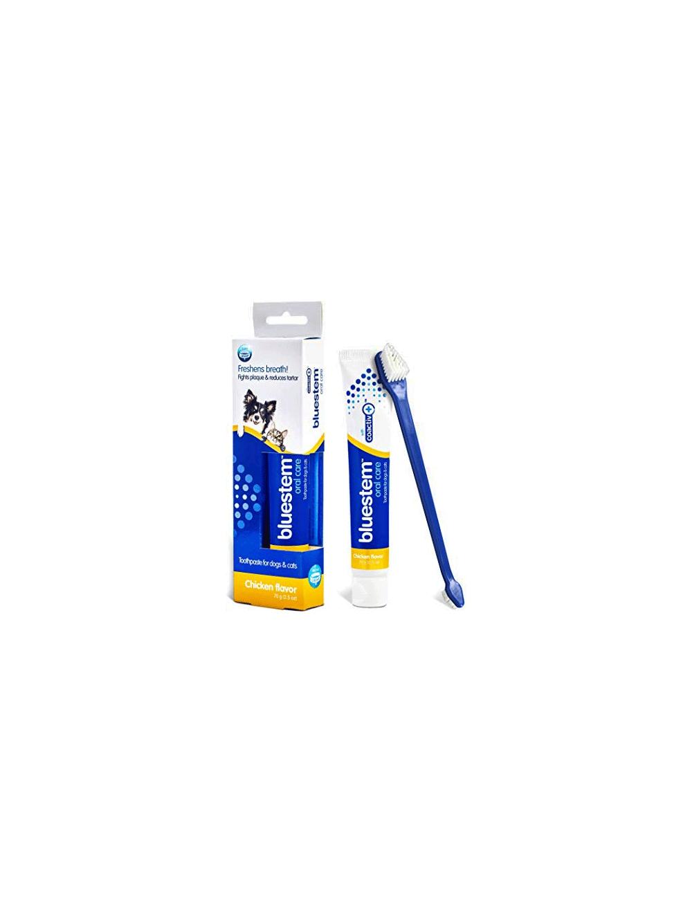 Bluestem Oral Care Chicken Flavored Dog & Cat Dental Kit