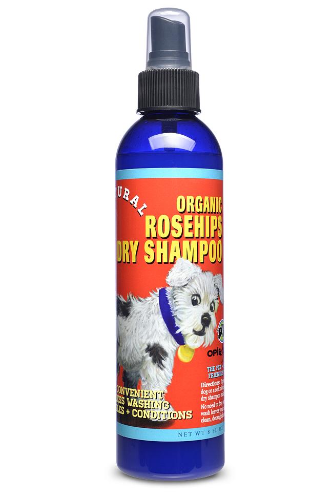Opie & Dixie Organic Rosehips Dry Dog Shampoo
