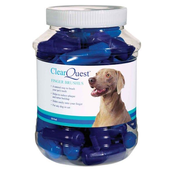 ClearQuest Finger Brush Pet Toothbrush, 1-count