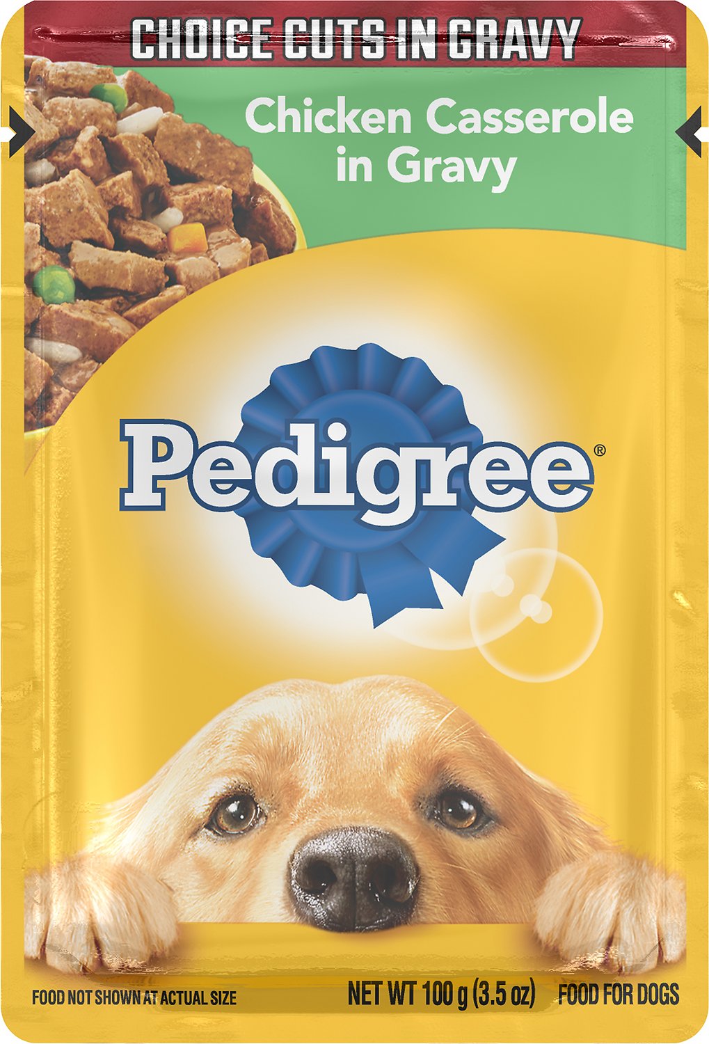 Pedigree Choice Cuts Chicken Casserole in Gravy Wet Dog Food, 3.5-oz