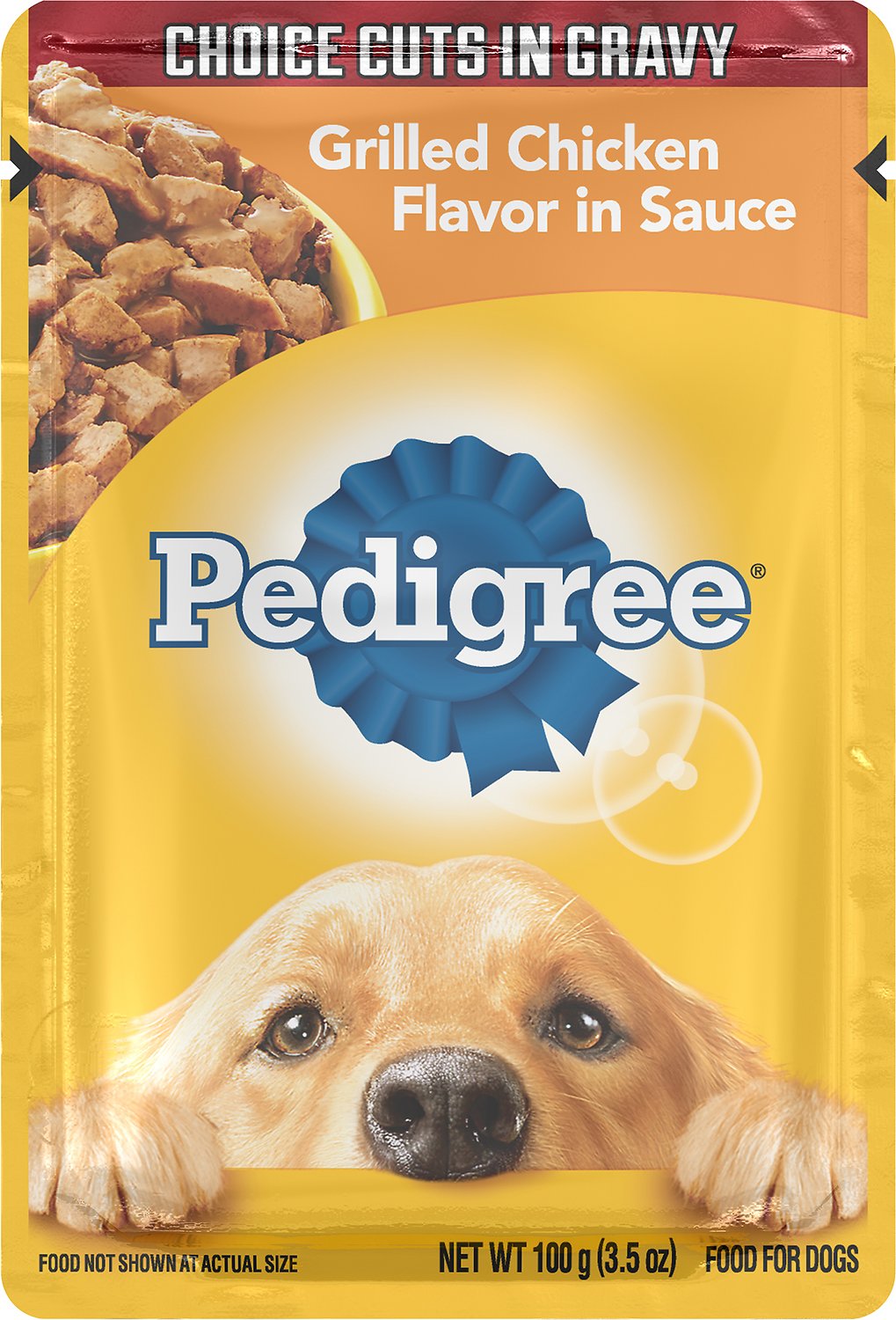 Pedigree Choice Cuts Grilled Chicken Flavor in Sauce Wet Dog Food, 3.5-oz