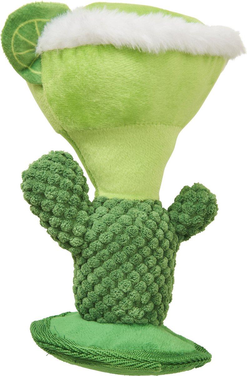 COSMO Furbabies Margarita Plush Dog Toy, Green, 7-in
