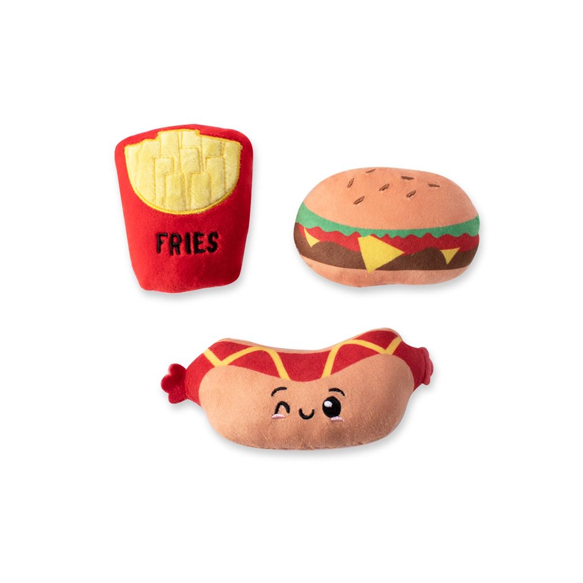 Pet Shop by Fringe Studio Fast Foods Plush Dog Toy