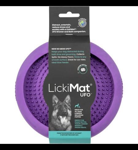LickiMat UFO Dog Slow Feeder Mat, Purple