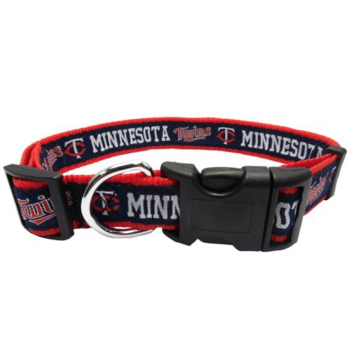 Pets First Minnesota Twins Dog Collar, Small