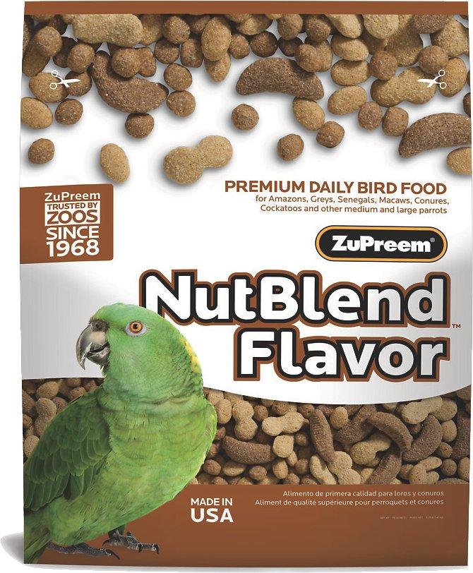 ZuPreem NutBlend with Natural Nut Flavor Medium & Large Bird Food, 17.5-lb