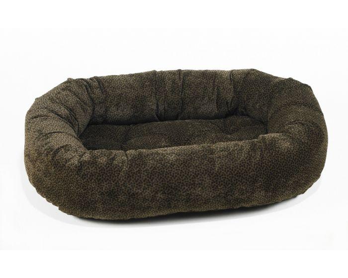 Bowsers Donut Pet Bed, Chocolate Bones