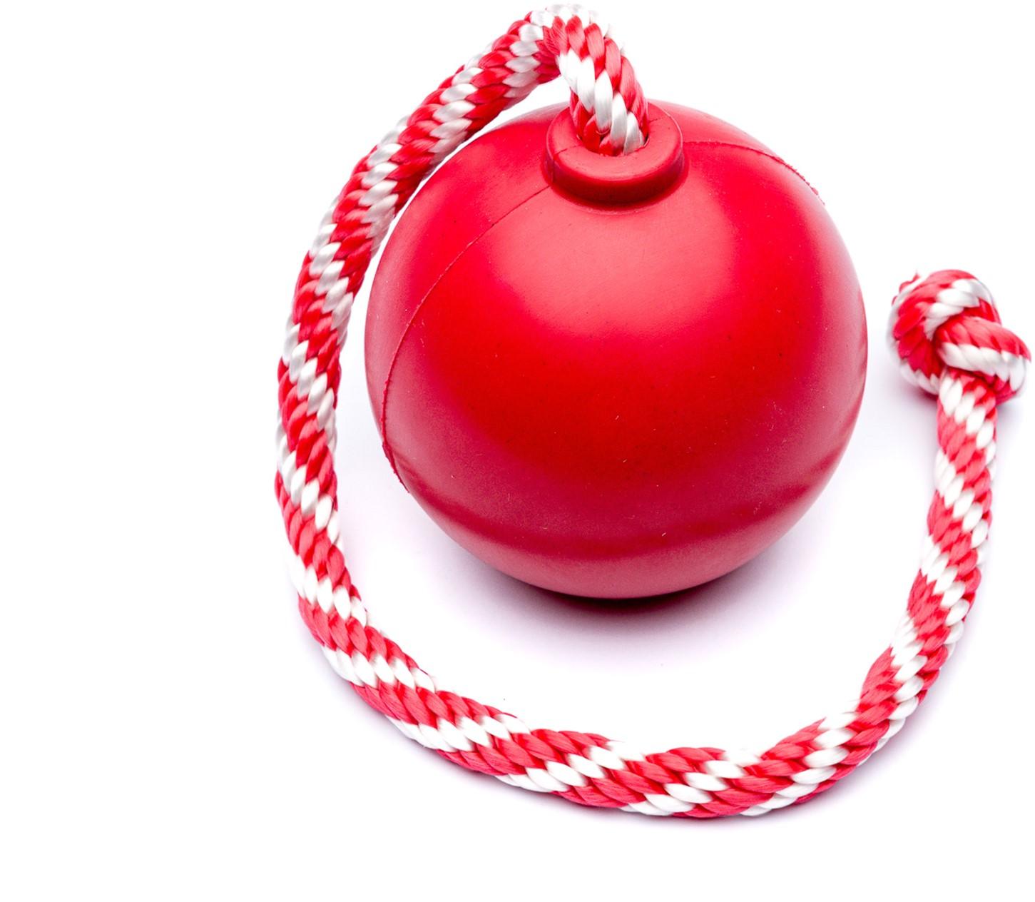 SodaPup USA-K9 Cherry Bomb Rubber Dog Toy, Red, Large