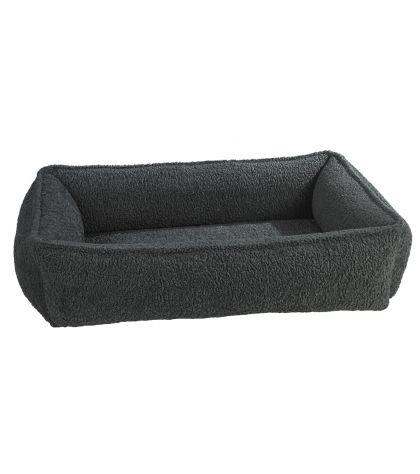 Bowsers Urban Lounger Pet Bed, Grey Sheepskin, Small