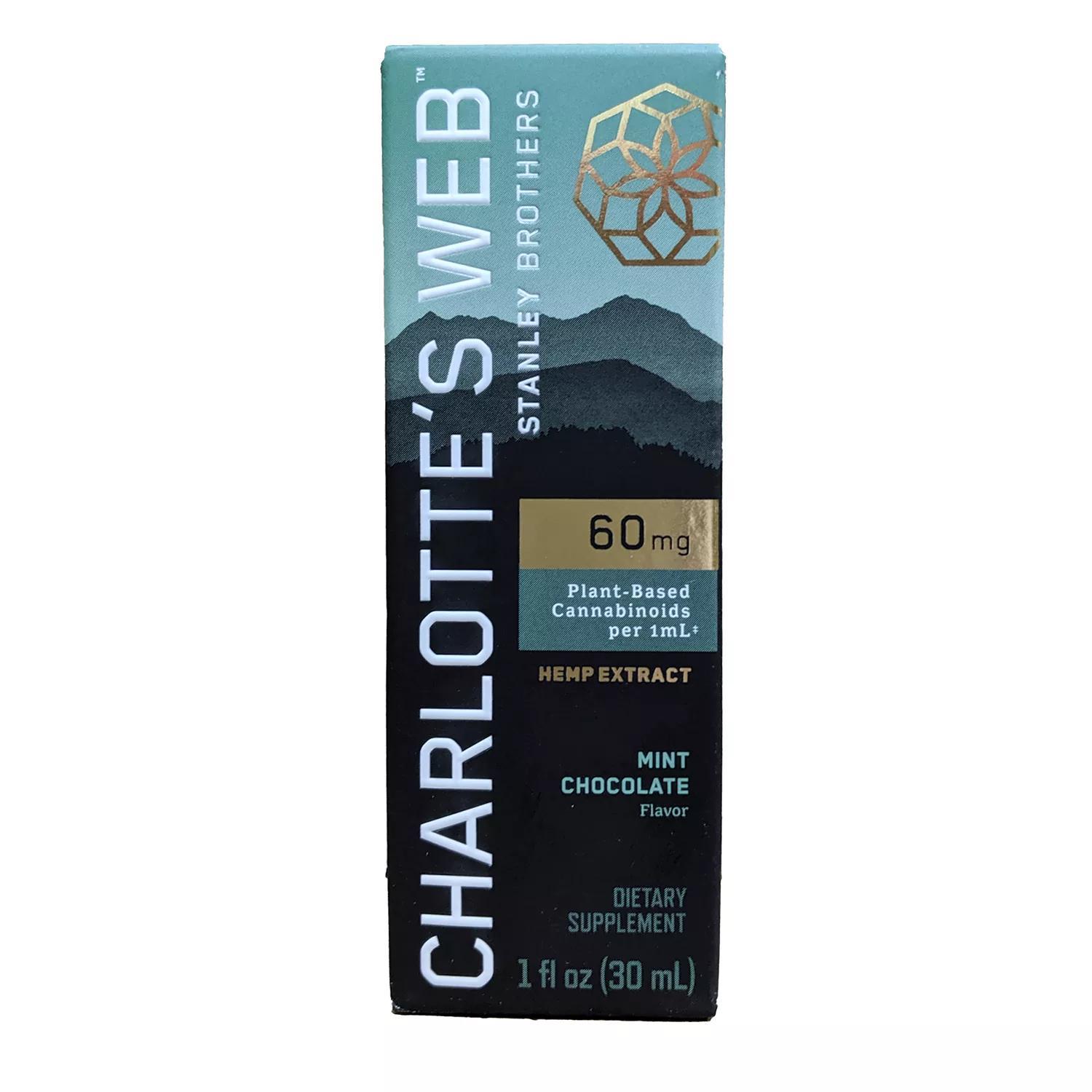Charlotte's Web Extract Mint Chocolate Alternative Supplement, 60mg