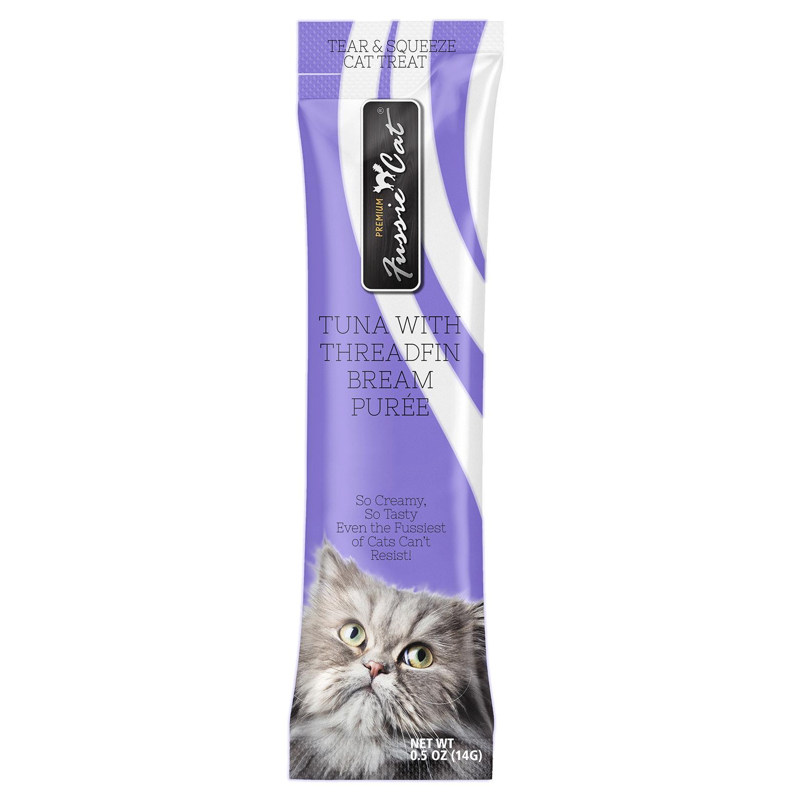 Fussie Cat Tuna with Threadfin Bream Puree Cat Treats, 1-count