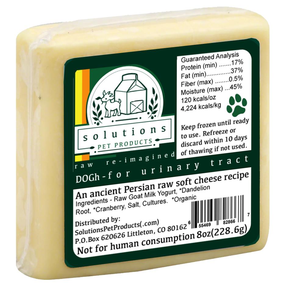 Solutions Pet Products DOGh for Urinary Tract Raw Soft Cheese for Dogs & Cats