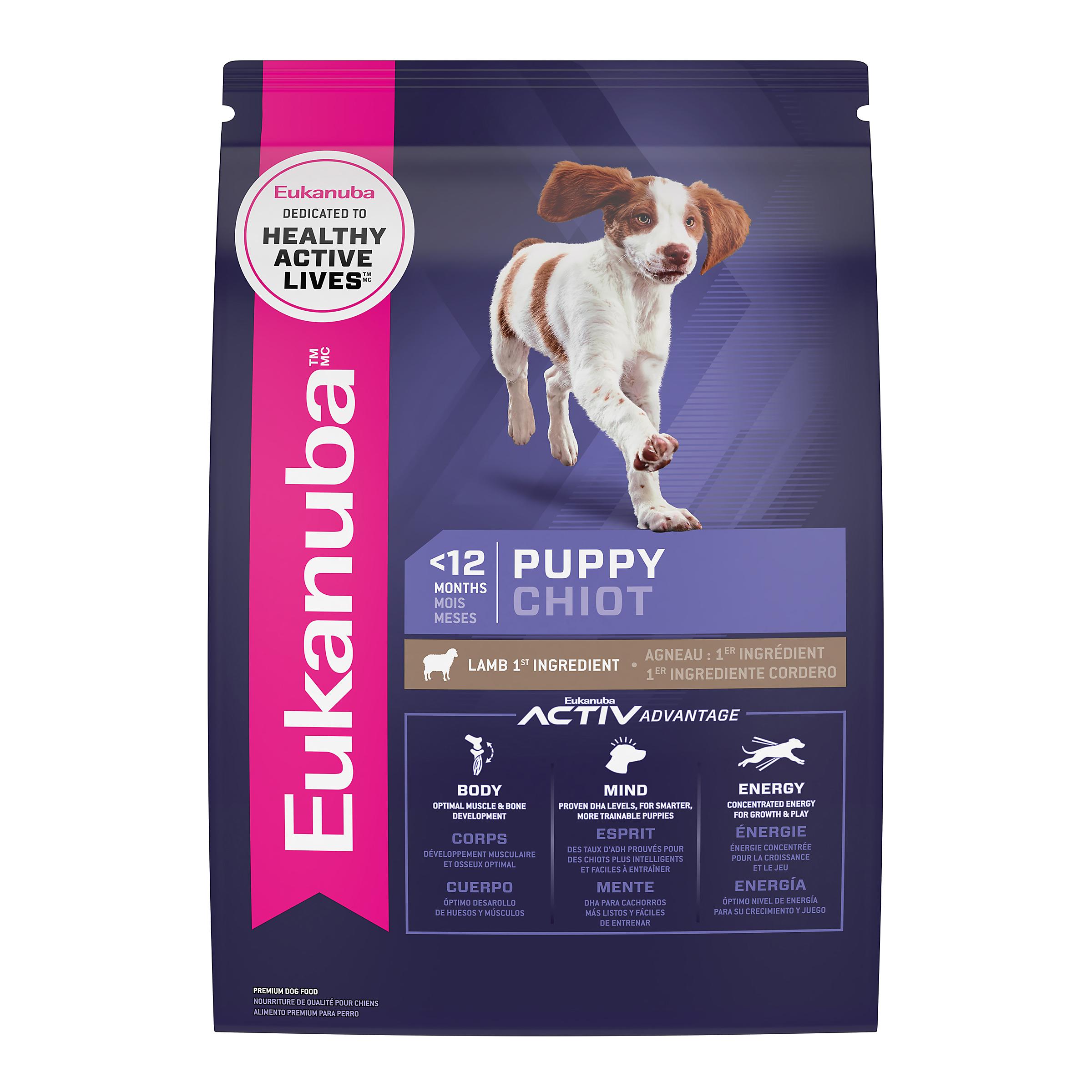Eukanuba Puppy Lamb 1st Ingredient Dry Dog Food, 15-lb