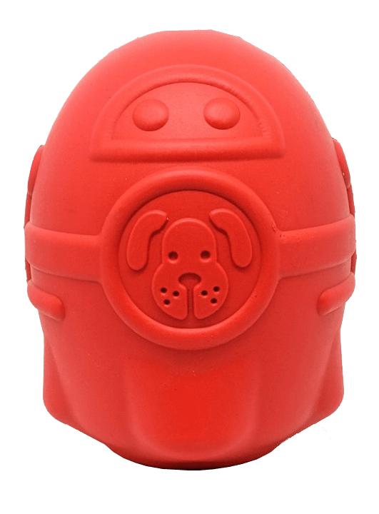 SodaPup Spotnik Rocketman Treat Dispenser Dog Toy, Red