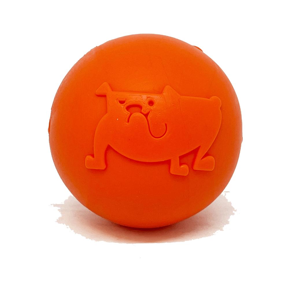 SodaPup Smile Ball Dog Toy, Orange