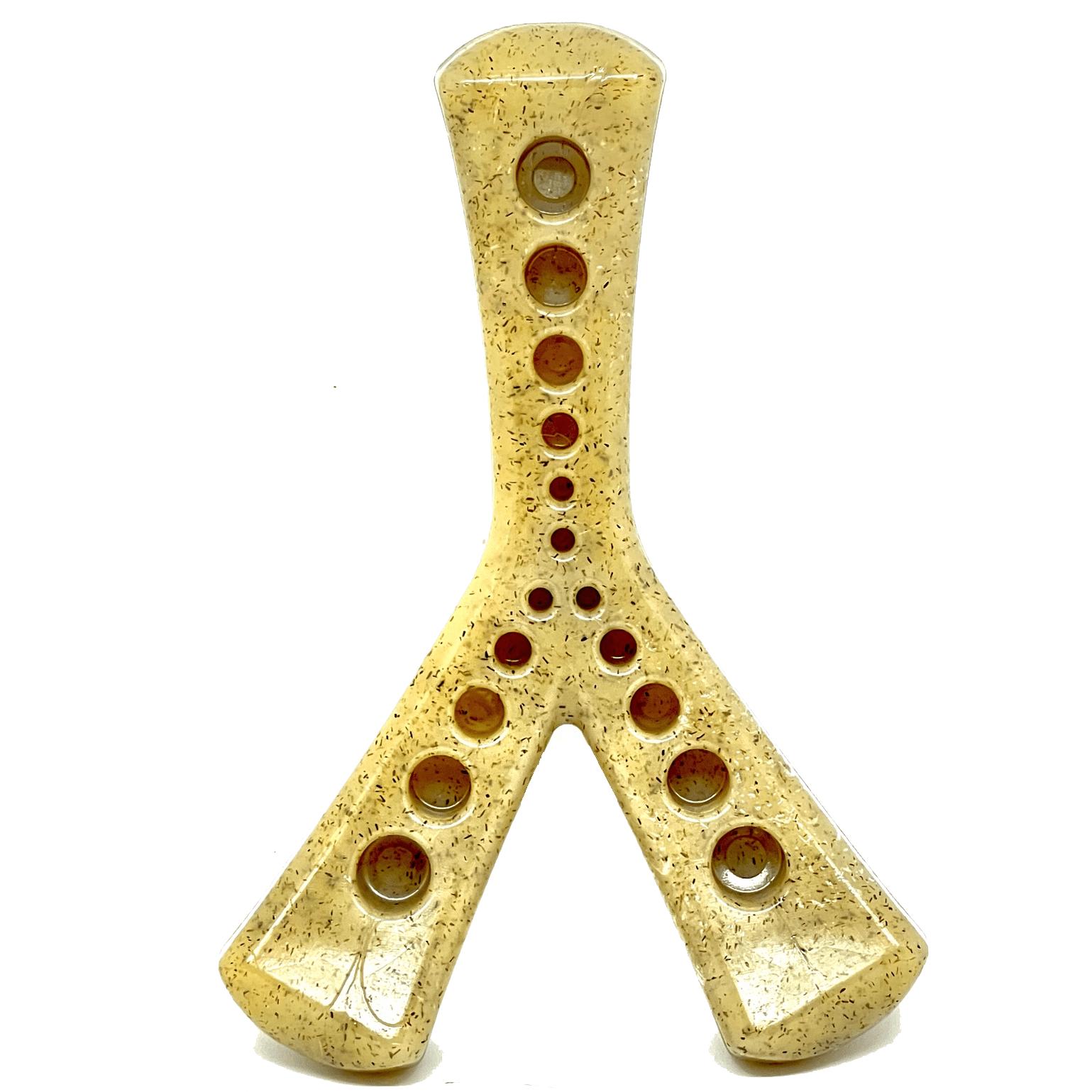 SodaPup MOD Wishbone Nylon Dog Toy, Brown, Medium