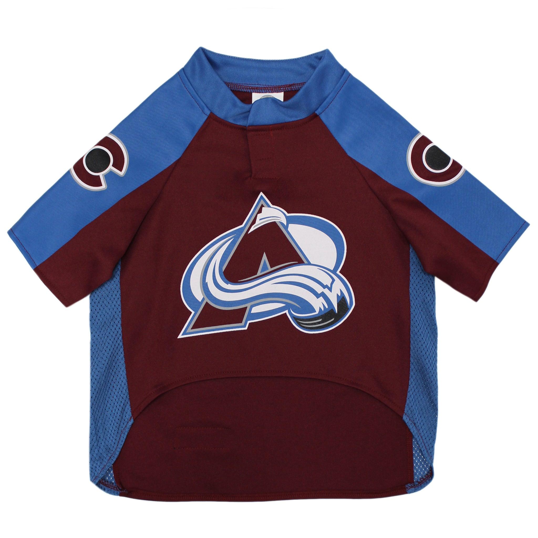 Pets First Colorado Avalanche Dog Jersey, Medium