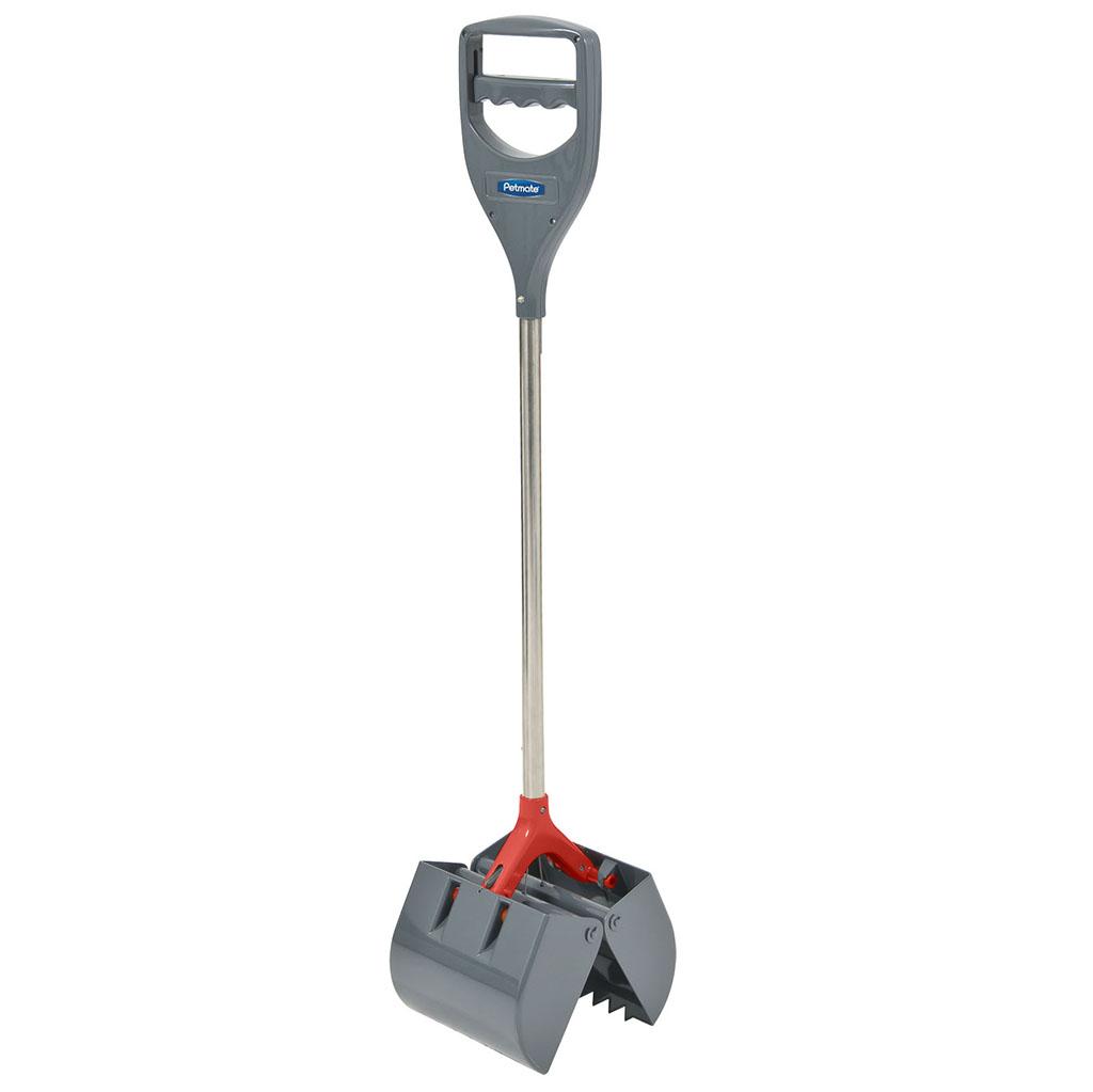 Petmate Clean Response Claw Dog Pooper Scooper, Gray/Orange, Large