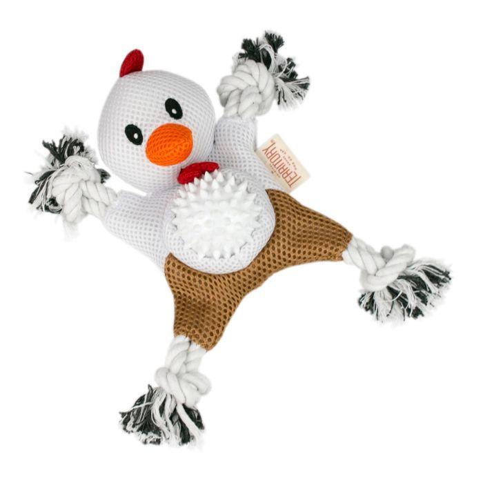 Original Territory Chicken 2-In-1 Dog Toy
