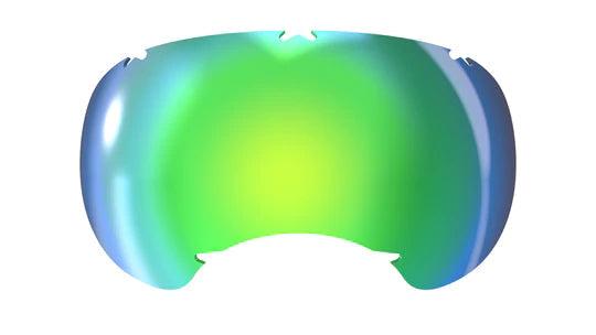 Rex Specs V2 Mirror Dog Goggle Replacement Lens, Green, X-Large