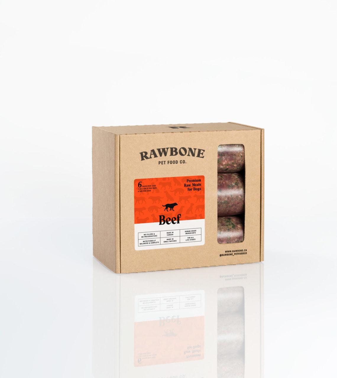 Rawbone Beef Raw Meals for Dogs