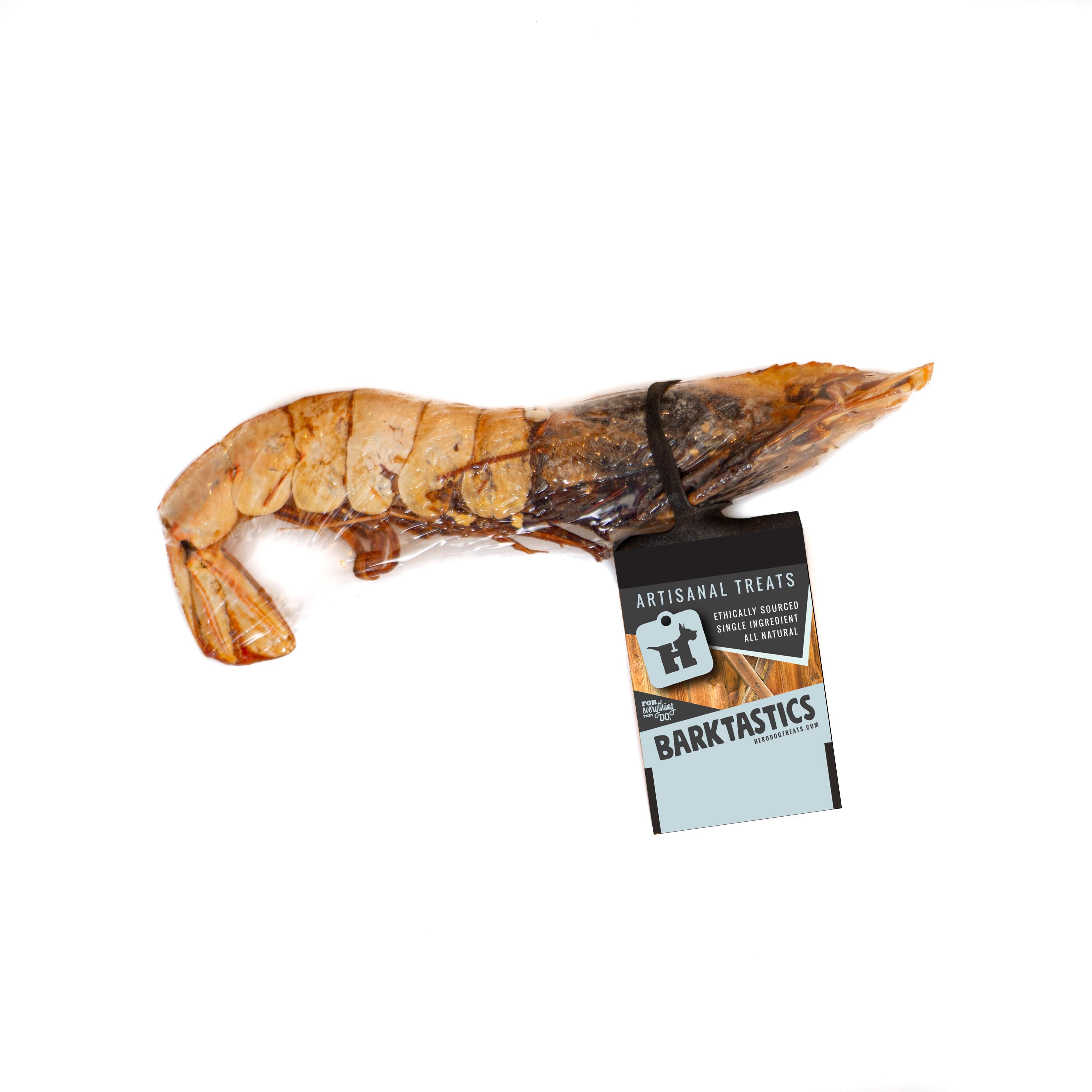 Hero Dog Treats Barktastics Crevettes roses Friandises artisanales pour chiens, 15-grammes