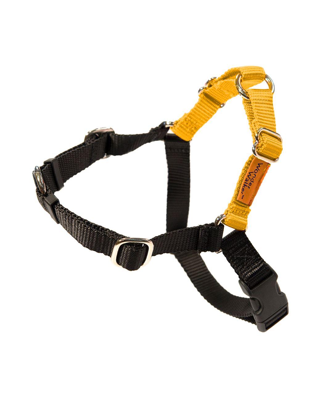 Dolan's Dog Doodads Wonder Walker Body Halter Dog Harness, Yellow