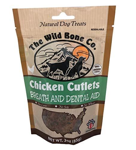 The Wild Bone Breath & Dental Aid Chicken Cutlets Dog Treats