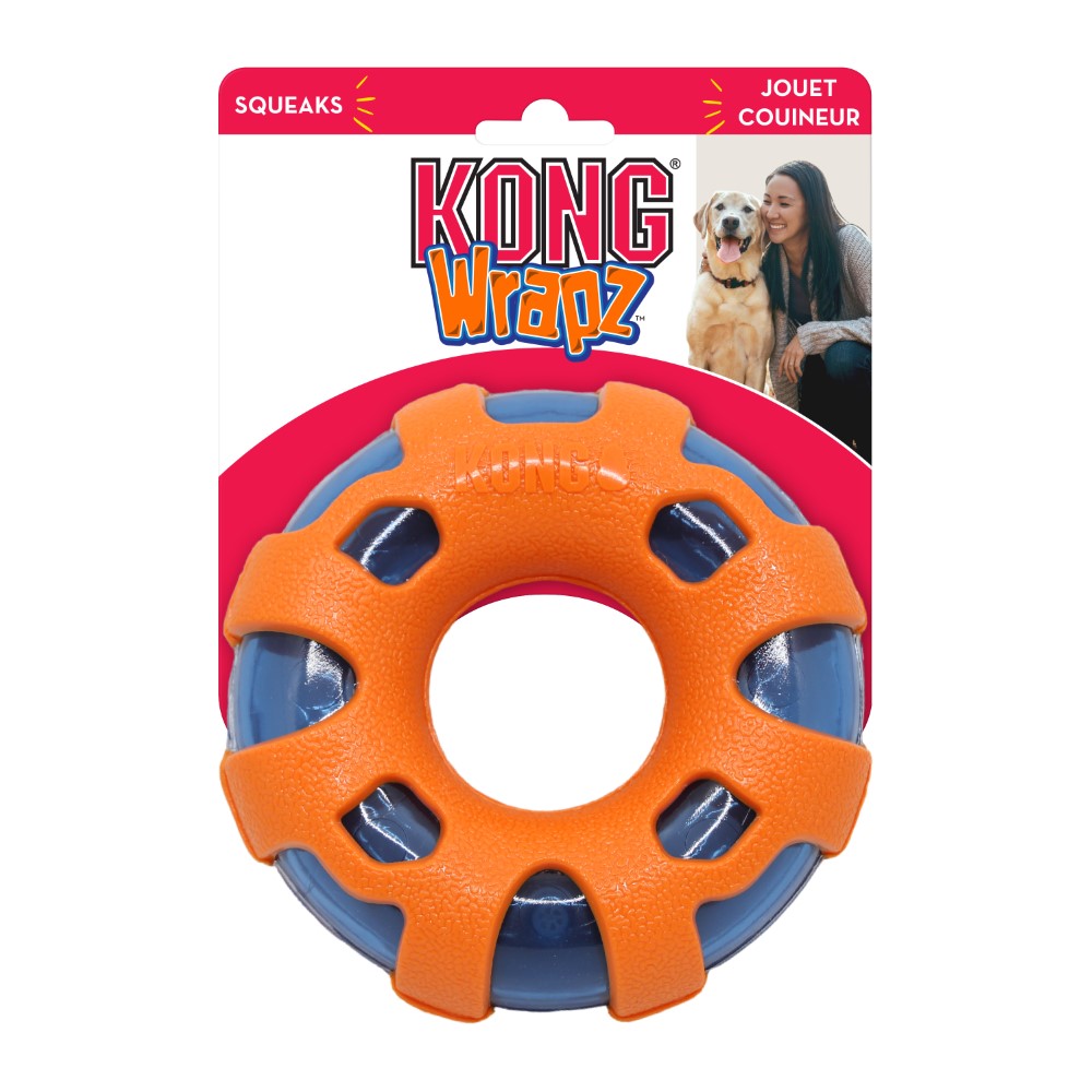 KONG Wrapz Ring Dog Toy