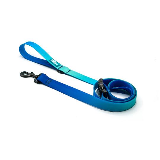 Woof Concept Waterproof Dog Leash, Blue Hawaiian, Small/Medium