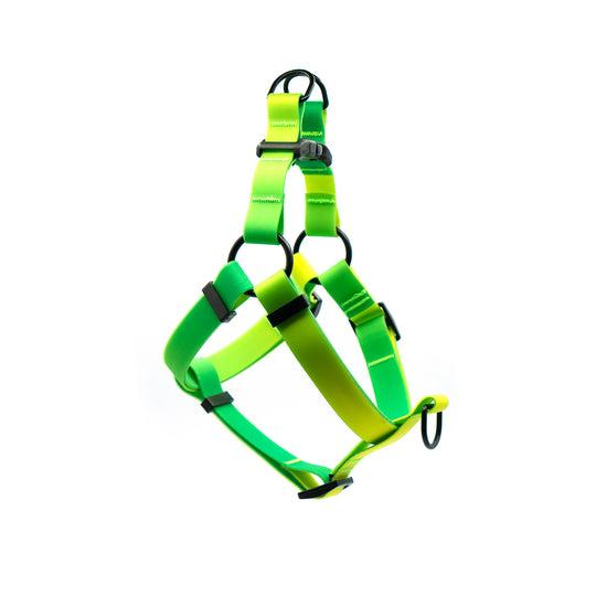 Woof Concept Waterproof Step-In Dog Harness, Lime Margarita