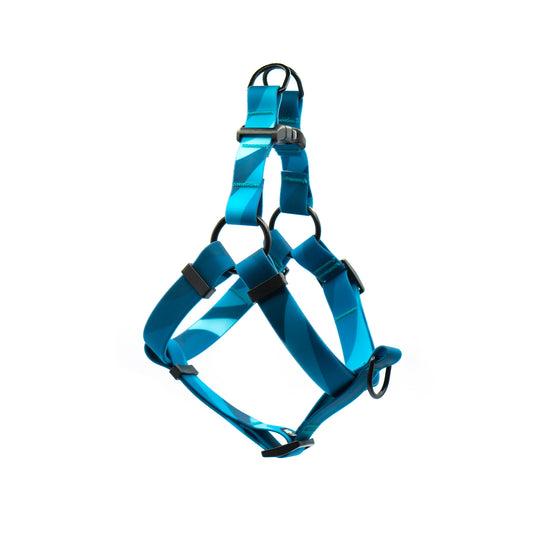 Woof Concept Waterproof Step-In Dog Harness, Riptide, Medium