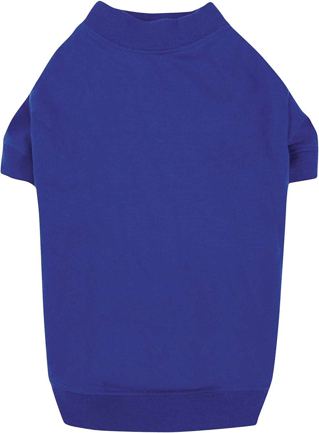 Zack & Zoey Dog T-Shirt, Blue, Small