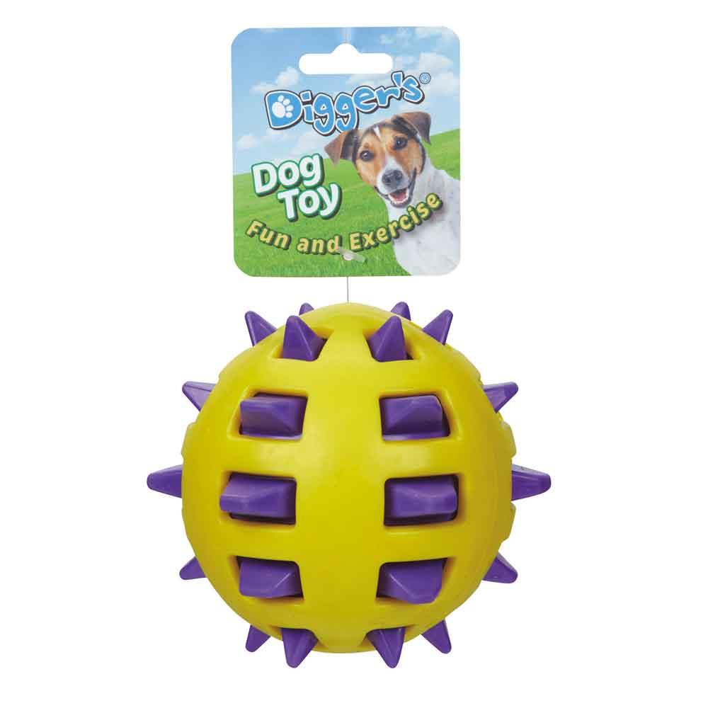 Boss Pet Digger's Double Spike Ball Dog Toy