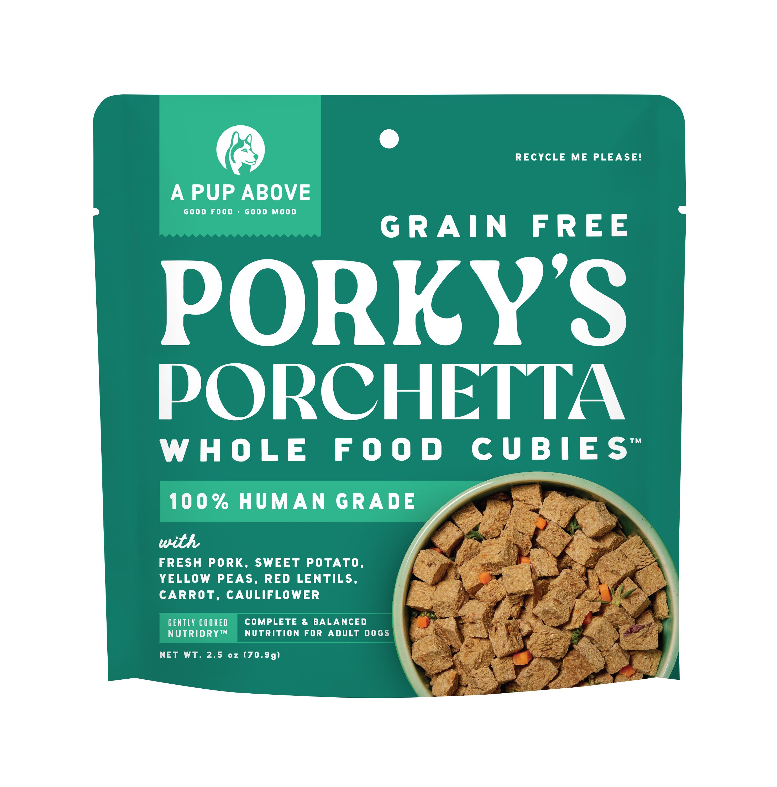 A Pup Above Cubies Porky's Porchetta Grain-Free Dry Dog Food