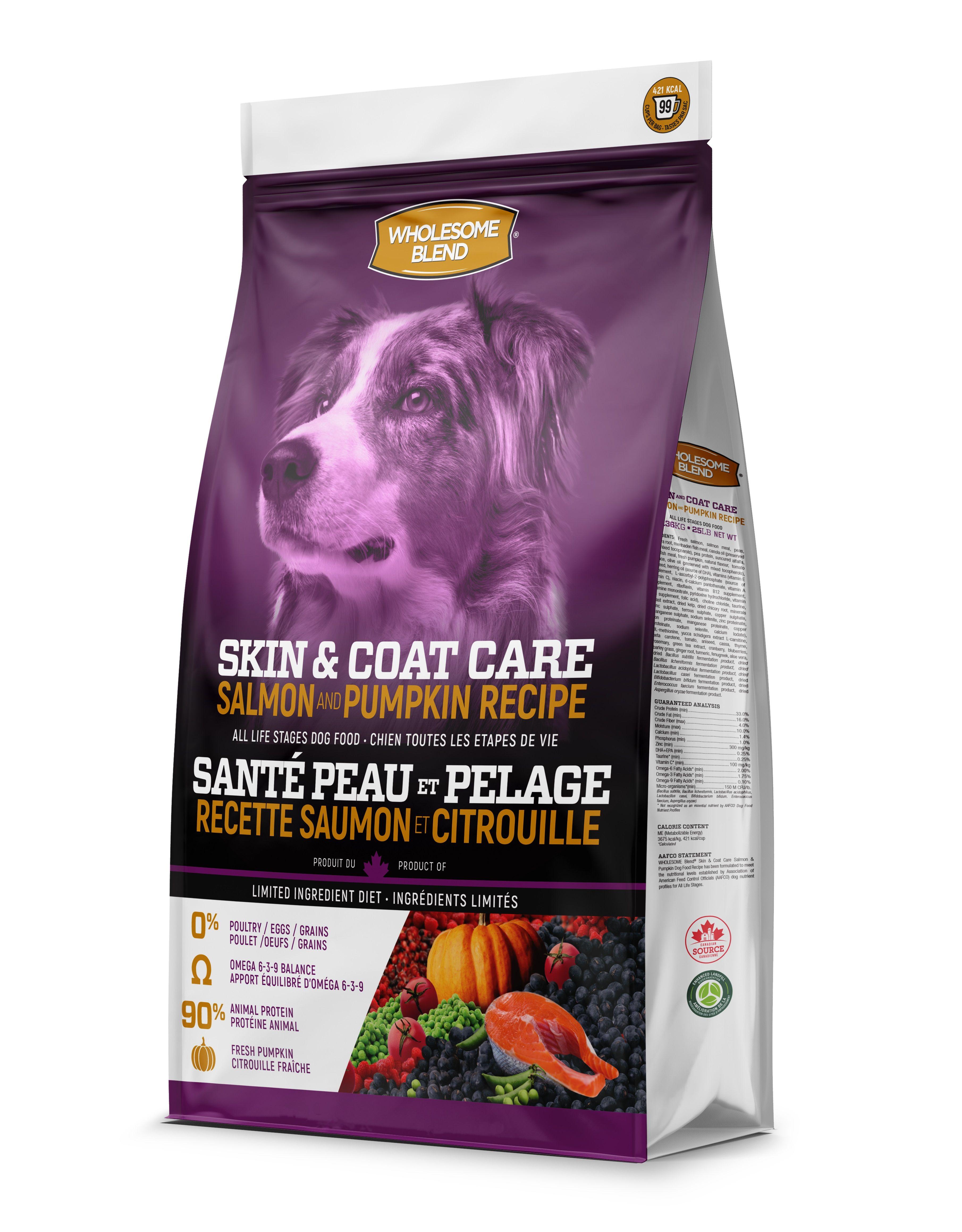 Wholesome Blend Skin & Coat Care Salmon & Pumpkin Dry Dog Food