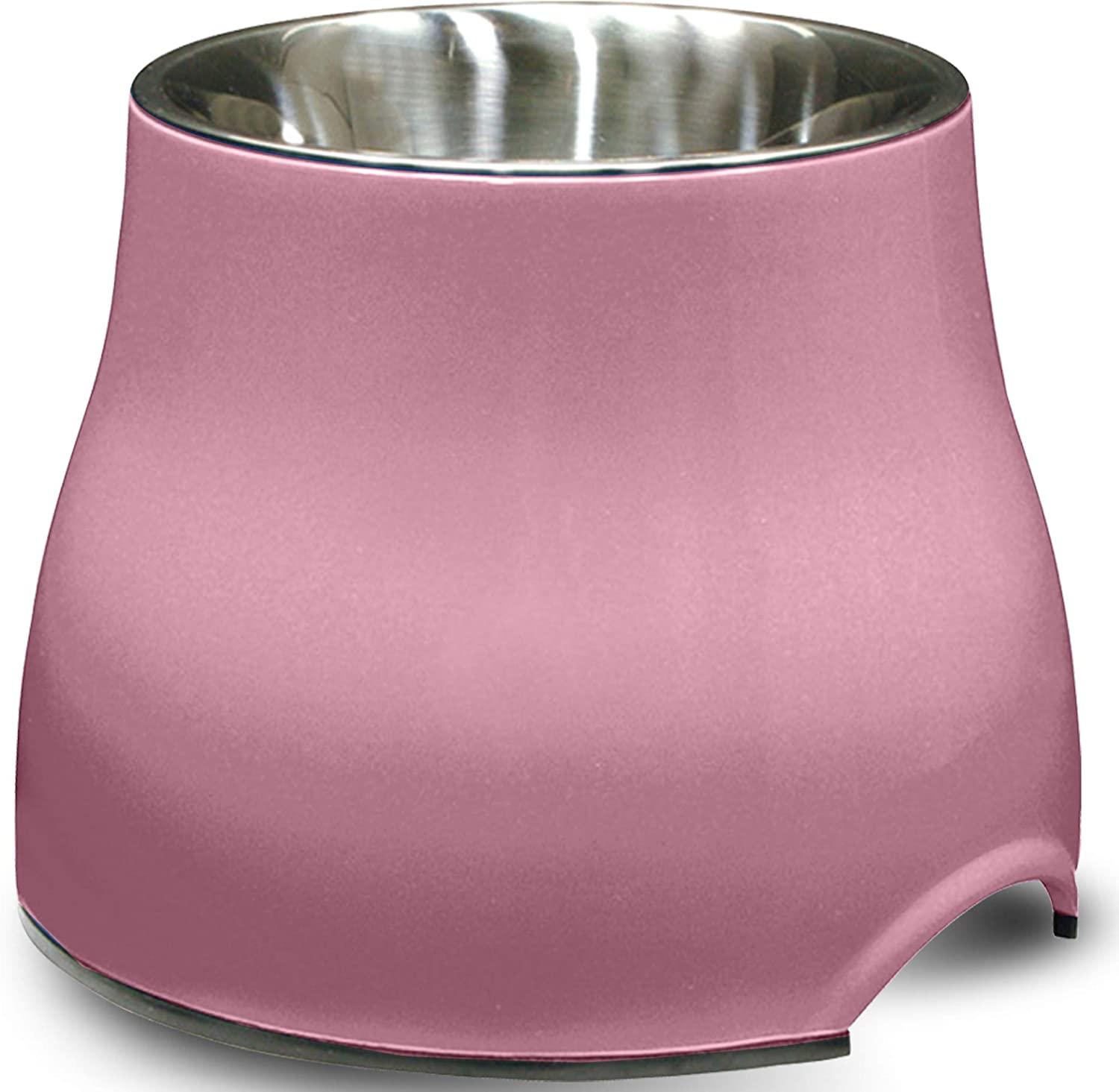 Dogit Elevated Dog Bowl, Pink