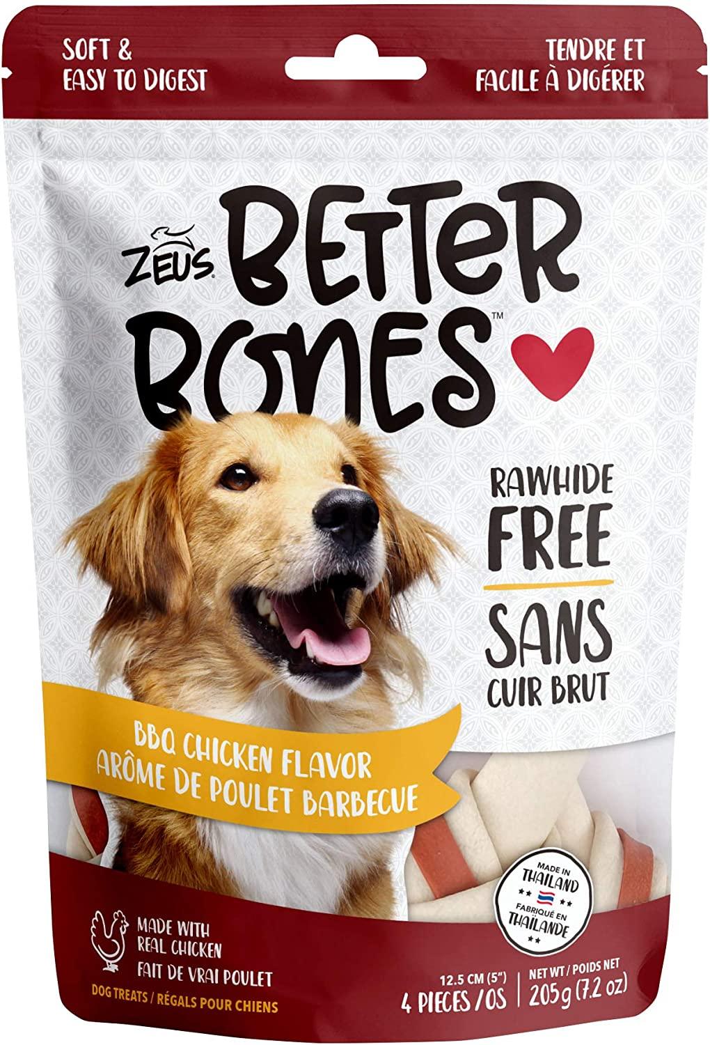 Zeus Better Bones BBQ Chicken Flavor Dog Treats