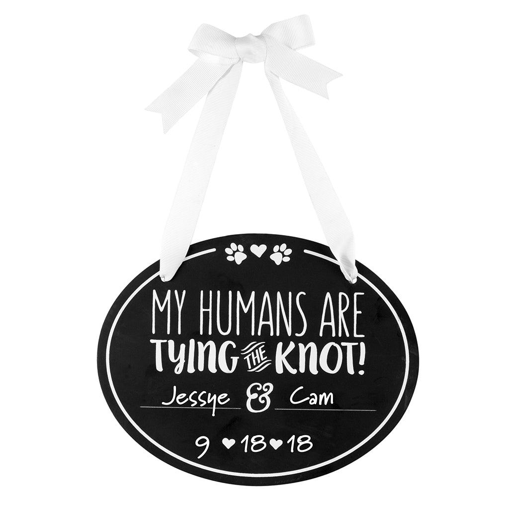 Pearhead Pet’s Wedding Announcement Chalkboard